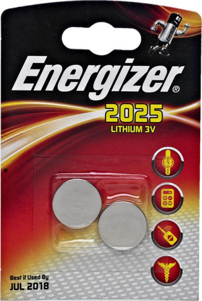 Батарейка Energizer CR-2025 BL-2