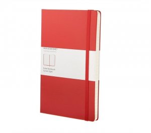 Блокнот Moleskine Classic Red Large Ruled Notebook