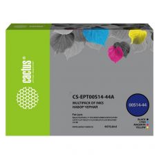 Чернила Cactus CS-EPT00S14-44A для Epson, 70 мл, черный, пурпурный, желтый, голубой