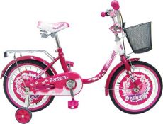 Детский велосипед Top Gear Pantera 12 ВМЗ12016 Pink white