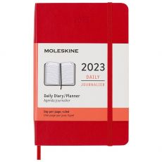 Ежедневник Moleskine CLASSIC SOFT Pocket датированный 200 л в линейку красный