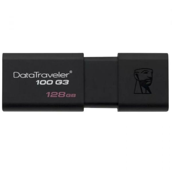 Флешка Kingston DataTraveler 100G3 128Гб черный