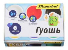 Гуашь Silwerhof Народная коллекция 962074-06 6 шт., 10 мл