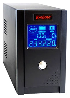 Источник бесперебойного питания Exegate Ultimate Pro PCT-1200