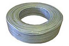 Кабель TWT (-TEL4/100-GY) телефонный плоский. 4 жилы. 28 AWG. бухта 100 метров. серый