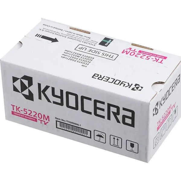 Картридж для принтера и МФУ Kyocera TK-5220M пурпурный, [1t02r9bnl1]