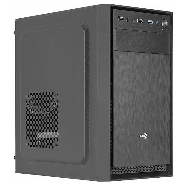 Корпус AeroCool CS-104-S-BK-v1 Mini-Tower черный [accs-pc12014.11]