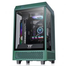 Корпус Thermaltake The Tower 100 Racing Mini-Tower зеленый CA-1R3-00SCWN-00