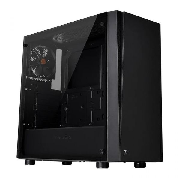 Корпус Thermaltake Versa J21 TG Midi-Tower черный