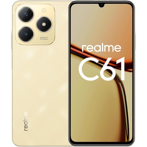 Мобильный телефон Realme C61 2024 Android 6/128 Гб золотой