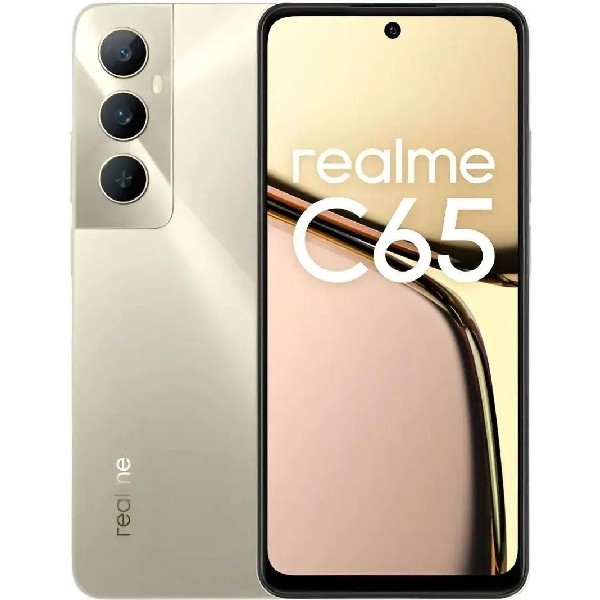 Мобильный телефон Realme C65 2024 Android 8/256 Гб золотой 631011001874