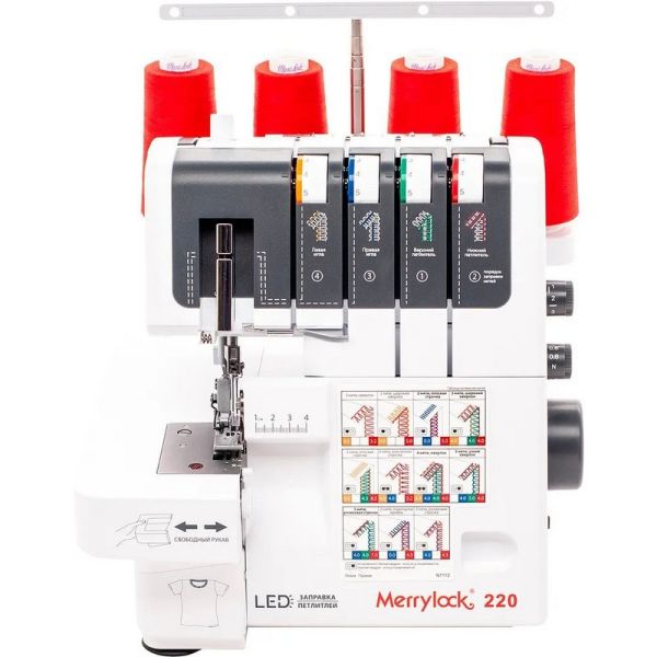 Оверлок Merrylock 220 белый