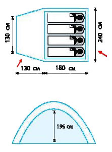 Палатка Tramp BELL 4